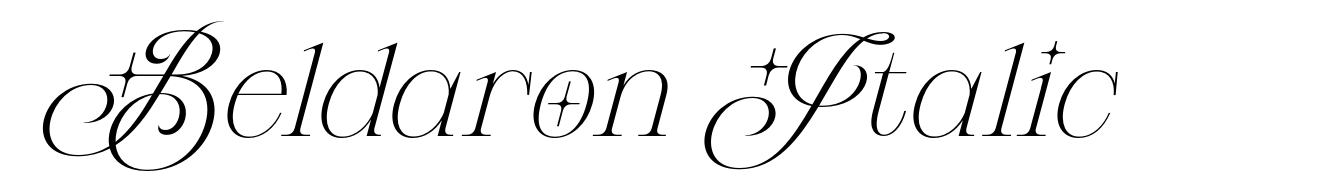 Beldaron Italic